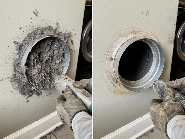 Professional clogged vent cleaning by Wesley Chapel Dryer Vent Cleaning in Wesley Chapel