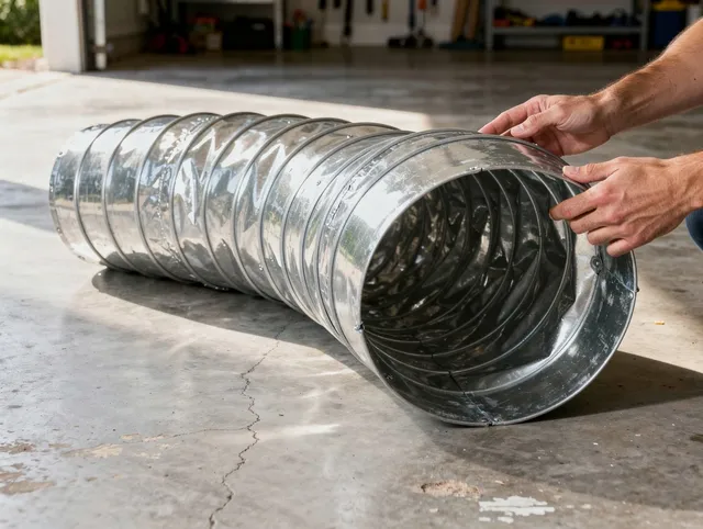 Wesley Chapel Dryer Vent Cleaning specialist using advanced equipment for thorough duct cleaning in Wesley Chapel