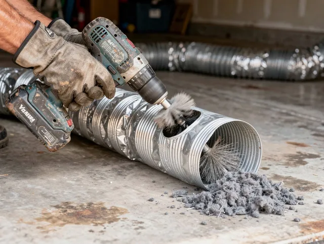 Professional duct cleaning by Wesley Chapel Dryer Vent Cleaning in Wesley Chapel