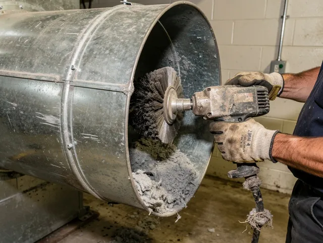 Industrial-grade dryer vent cleaning by Wesley Chapel Dryer Vent Cleaning in Wesley Chapel